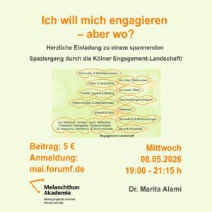 Ich will mich engagieren – aber wo? 06.05.2026